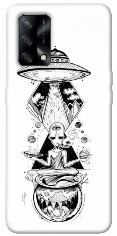 Чехол на Oppo A74 4G Tattoo ver.4 фото 1 из 1