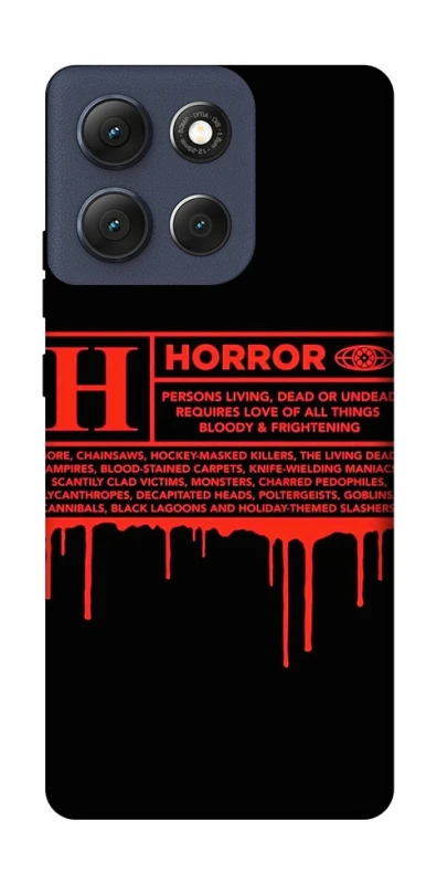 Чохол на Motorola Moto G86 Horror Halloween фото 1 з 1