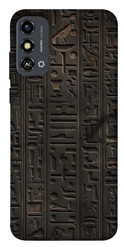 Чехол на ZTE Blade A53 Hieroglyphs фото 1 из 1
