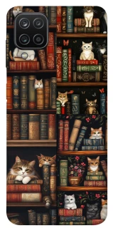 Чохол на Samsung Galaxy A12 Cats & Books фото 1 з 1