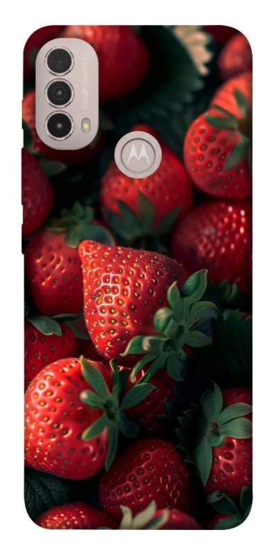Чохол на Motorola Moto E40 Strawberry фото 1 з 1
