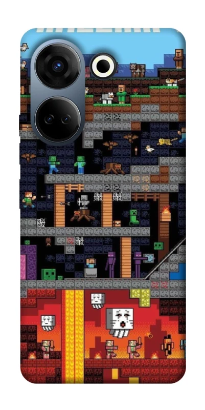 Чохол на TECNO Camon 20 Pro (CK7n) Minecraft фото 1 з 1