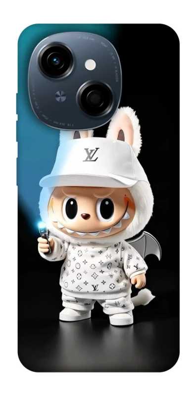 Чохол на TECNO Spark Go 1 Labubu with flashlight ver.1 фото 1 з 1