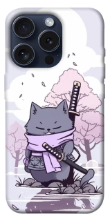 Чохол на Apple iPhone 15 Pro (6.1") Samurai cat фото 1 Чохол на Apple iPhone 15 Pro (6.1") Samurai cat фото 1 з 1