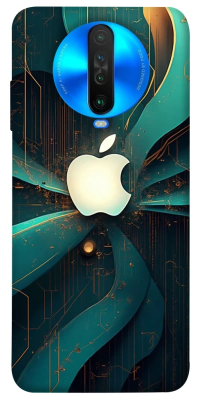 Чехол на Xiaomi Poco X2 Apple logo ver.4 фото 1 из 1