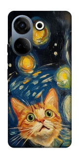 Чехол на TECNO Camon 20 Pro (CK7n) paint cat фото 1 из 1