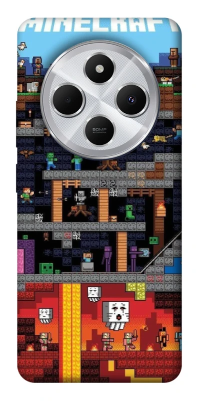 Чехол на Xiaomi Redmi 14C / Poco C75 Minecraft фото 1 из 1