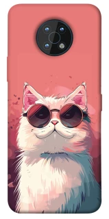 Чохол на Nokia G50 Сat with glasses фото 1 з 1