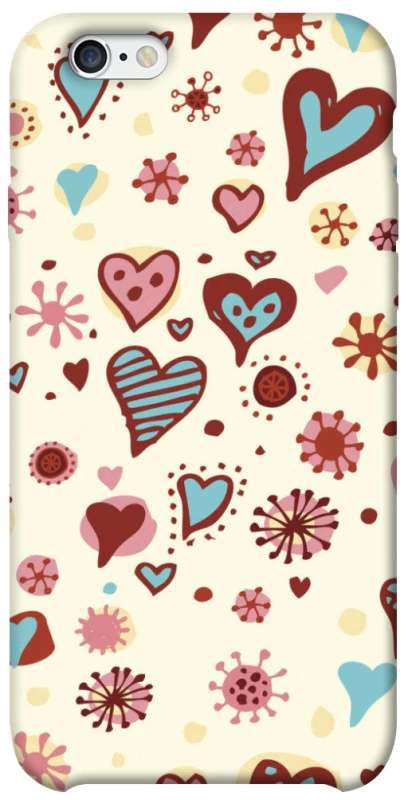 Чехол на Apple iPhone 6/6s (4.7") Pretty hearts фото 1 из 1