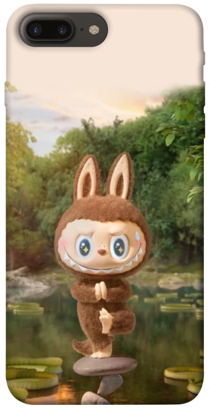 Чехол на Apple iPhone 7 plus / 8 plus Labubu Yoga фото 1 из 1