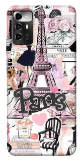 Чехол на ZTE Blade V40 Vita Fashion collage ver.8 фото 1 из 1