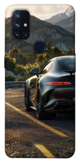Чехол на OnePlus Nord N10 5G Car in the mountains фото 1 из 1