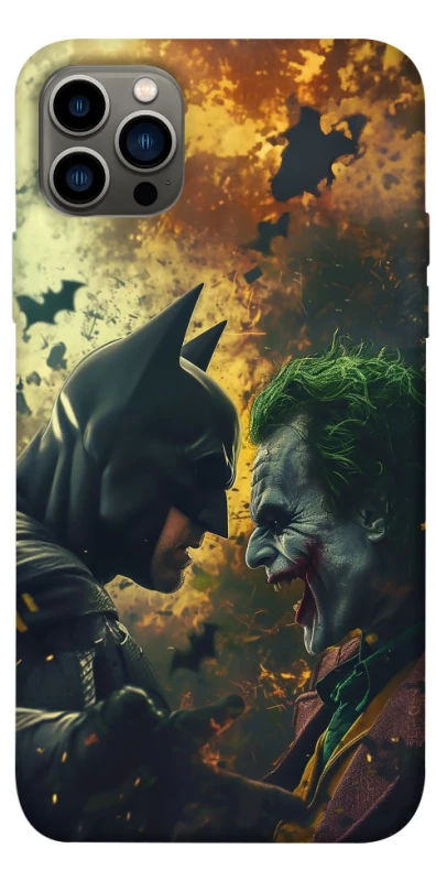 Чехол на Apple iPhone 12 Pro (6.1") Batman and the Joker фото 1 из 1