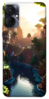 Чехол на TECNO Spark 9 Pro (KH7n) Minecraft sunset фото 1 из 1