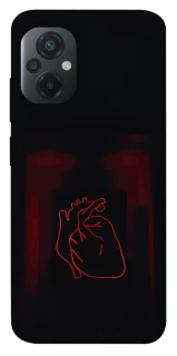 Чехол на Xiaomi Poco M5 Красное сердце фото 1 из 1