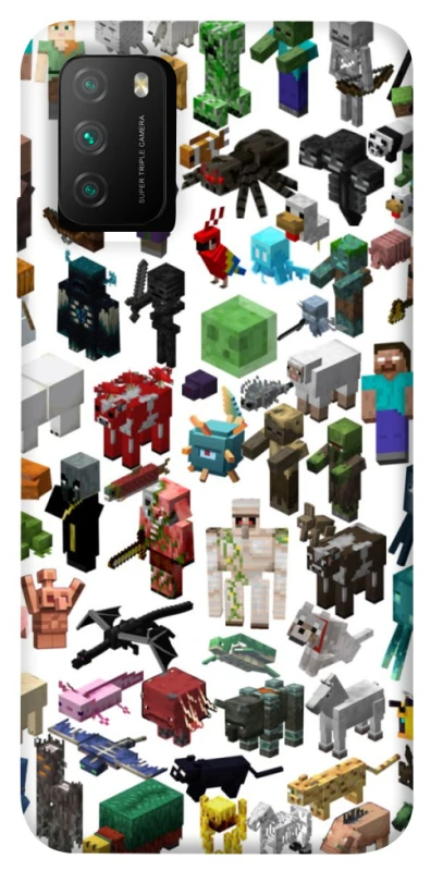Чохол на Xiaomi Poco M3 Minecraft v4 фото 1 з 1
