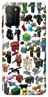 Чохол на Xiaomi Poco M3 Minecraft v4 фото 1 з 1