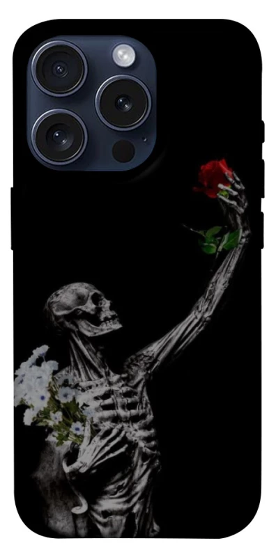 Чехол на Apple iPhone 15 Pro (6.1") Skeleton vs Rose фото 1 из 1
