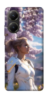 Чехол на Xiaomi Poco X7 Pro Cyber space girl ver.1 фото 1 из 1