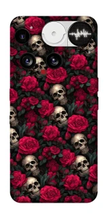 Чехол на Nothing Phone (3) Черепа и розы фото 1 из 1