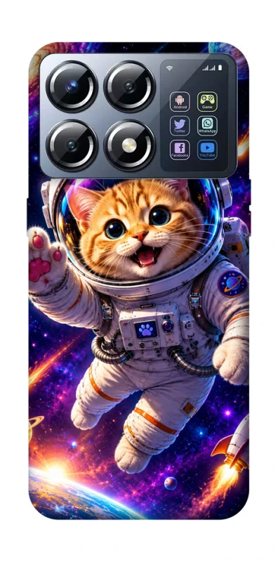 Чохол на Xiaomi POCO X8 Pro Space Cat фото 1 з 1