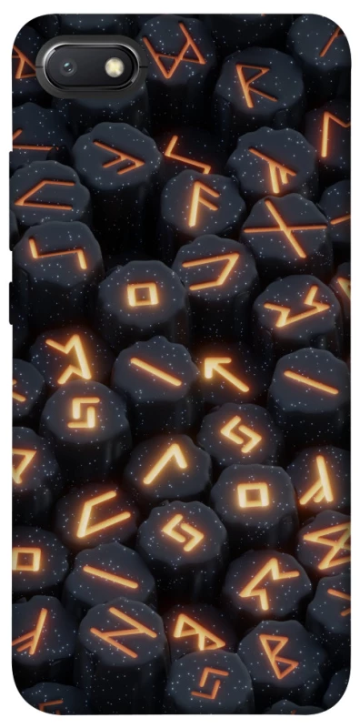 Чохол на Xiaomi Redmi 6A Вогняні руни фото 1 з 1