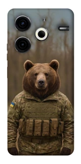 Чехол на TECNO Pova 6 Neo (LI6) Медведь защитник фото 1 из 1