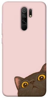 Чохол на Xiaomi Redmi 9 Peeping cat фото 1 з 1