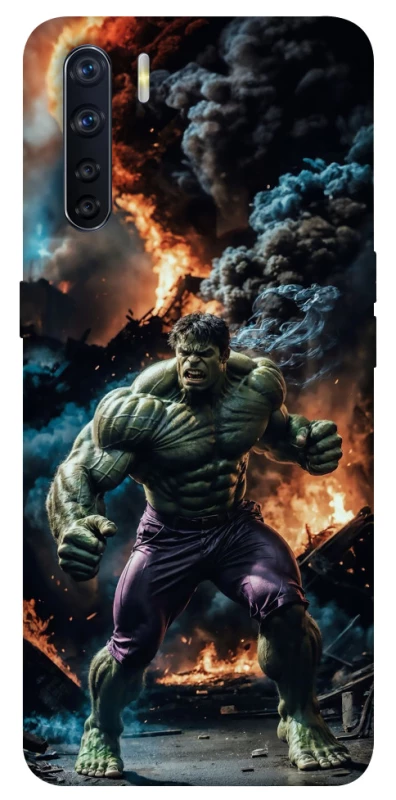 Чехол на Oppo A91 Hulk v2 фото 1 из 1