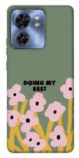 Чехол на Motorola Edge 40 Doing my best фото 1 из 1