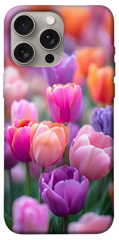 Чехол на Apple iPhone 15 Pro Max (6.7") Поле тюльпанов фото 1 из 1