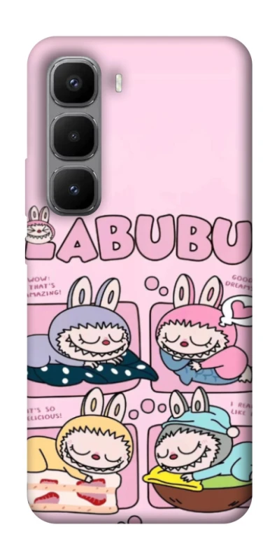 Чохол на Infinix Hot 60 Pro+ Labubu Dreams Collage фото 1 з 1