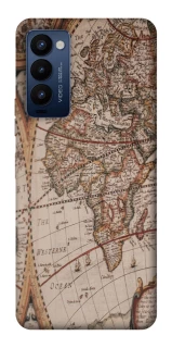 Чехол на TECNO Camon 18 Pro Карта путешествий фото 1 из 1