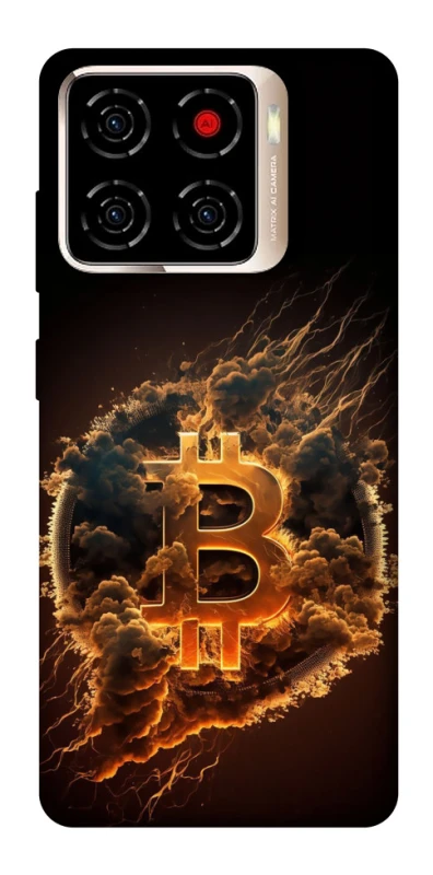 Чохол на ZTE Blade A56 Smoky Bitcoin фото 1 з 1