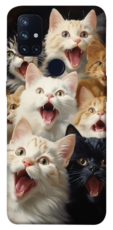 Чехол на OnePlus Nord N10 5G Коты фото 1 из 1