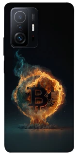 Чохол на Xiaomi 11T / 11T Pro Fire Bitcoin фото 1 з 1