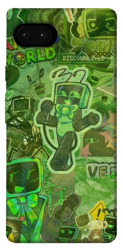 Чохол на Google Pixel 7a Dandysworld tv green theme фото 1 з 1