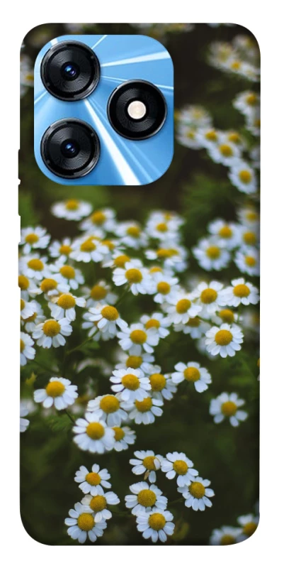 Чехол на TECNO Spark 10 Ромашки v13 фото 1 из 1