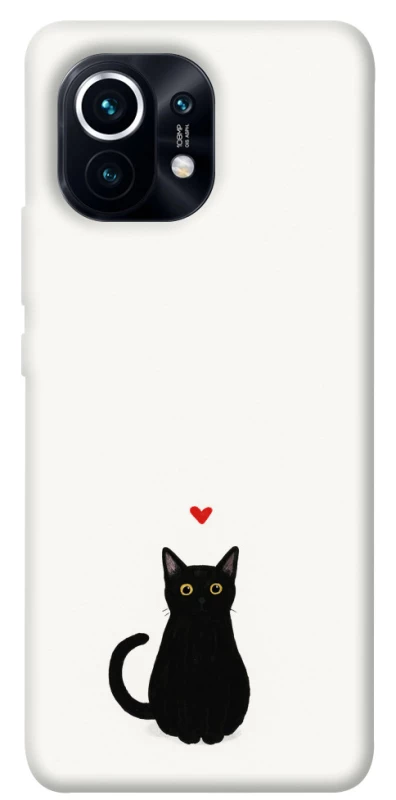 Чохол на Xiaomi Mi 11 cat in love фото 1 Чохол на Xiaomi Mi 11 cat in love фото 1 з 1