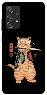 Чехол на Samsung Galaxy A72 4G / A72 5G Кот-самурай фото 1 из 1