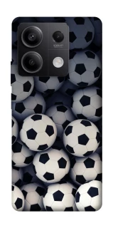 Чехол на Xiaomi Redmi Note 13 5G Футбольные мячи фото 1 из 1