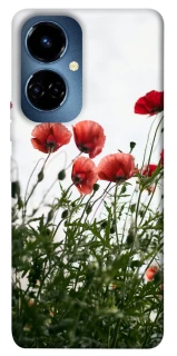 Чохол на TECNO Camon 19 Поле маків фото 1 з 1