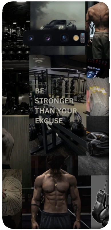 Чохол на Samsung Galaxy S10+ Be stronger фото 1 з 1