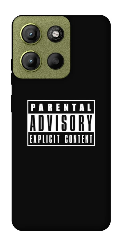 Чохол на Motorola Moto G15 4G Parental Advisory Label фото 1 з 1