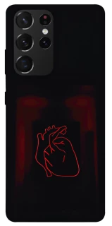Чехол на Samsung Galaxy S21 Ultra Красное сердце фото 1 из 1