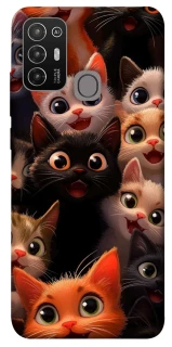 Чохол на ZTE Blade A52 happy cats фото 1 з 1