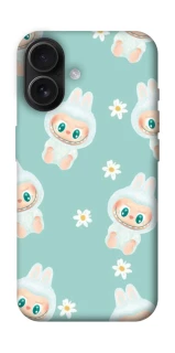 Чехол на Apple iPhone 16 Labubu Green фото 1 из 1