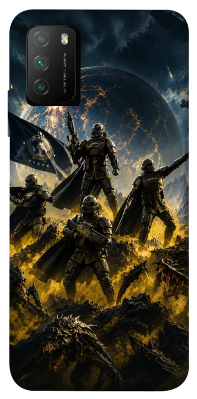 Чохол на Xiaomi Poco M3 HELLDIVERS фото 1 з 1