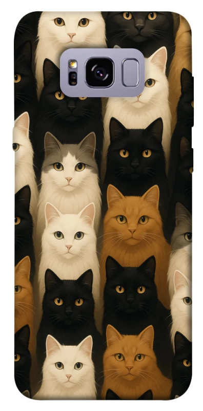 Чохол на Samsung G955 Galaxy S8 Plus Colorful Cat Collage фото 1 з 1