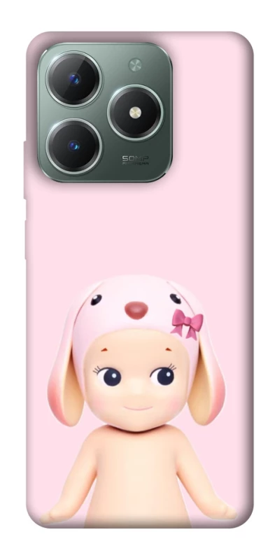 Чехол на Realme C61 Pink Ribbon Hop фото 1 из 1